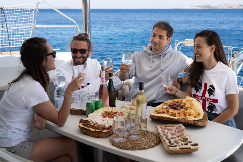 Daily catamaran excursion in La Maddalena Archipelago from Porto Rafael (Palau) - Luxury 1