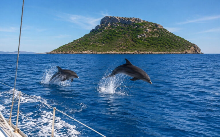 Tavolara dolphins catamaran tour